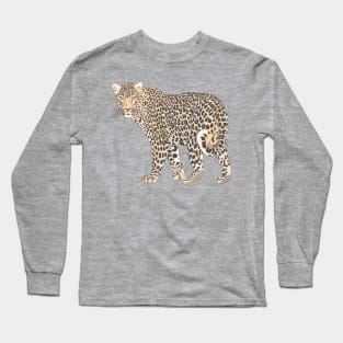 Trendy Chic leopard animal pattern Long Sleeve T-Shirt